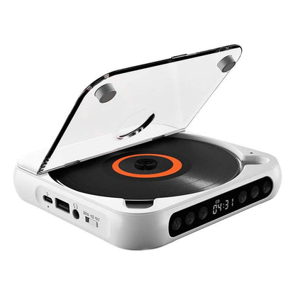 Draagbare CD Speler met Bluetooth - Oplaadbare Discman voor Auto & Onderweg (Anti-Shock)