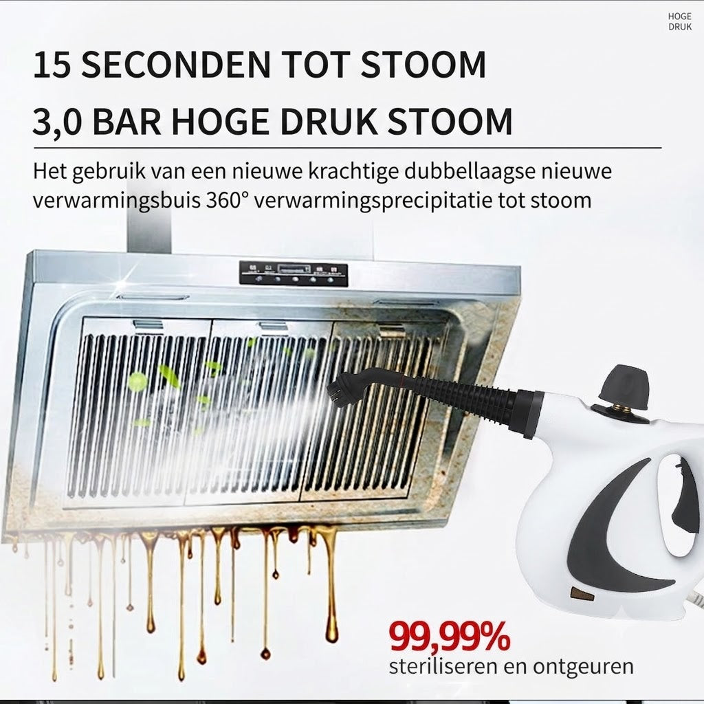 Stoomreiniger – Krachtige handstoomreiniger voor grondige reiniging