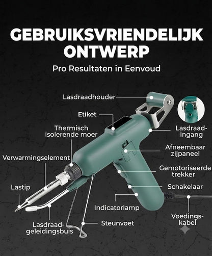 ⚒️ Efficiënte 80W soldeerboutset – 12-delige set