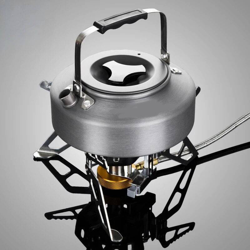 5800W Winddicht Camping Gasfornuis – Met Piëzo-ontsteking en Gasfles Adapter
