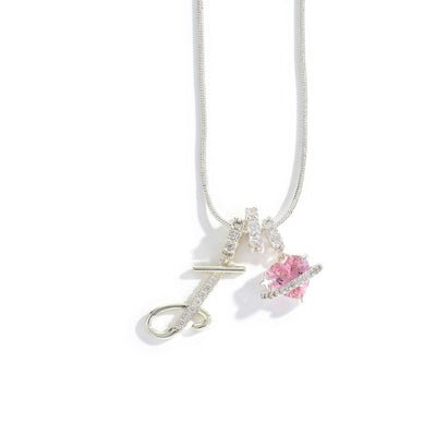 Elegante ketting met hartvormige hanger