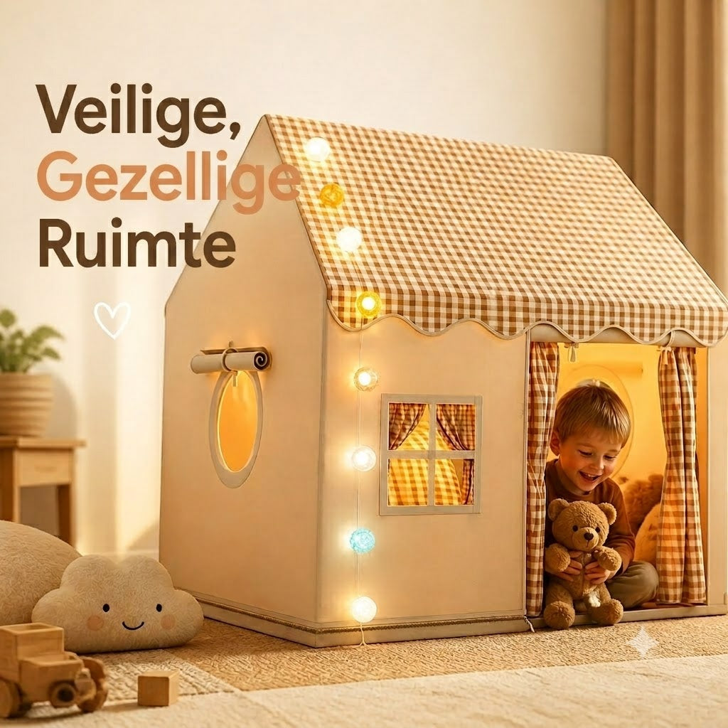 Comfortabele Kinderspeeltent / Gezellige Speeltent voor Kinderen