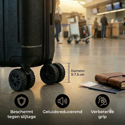 Beschermhoes voor kofferwielen