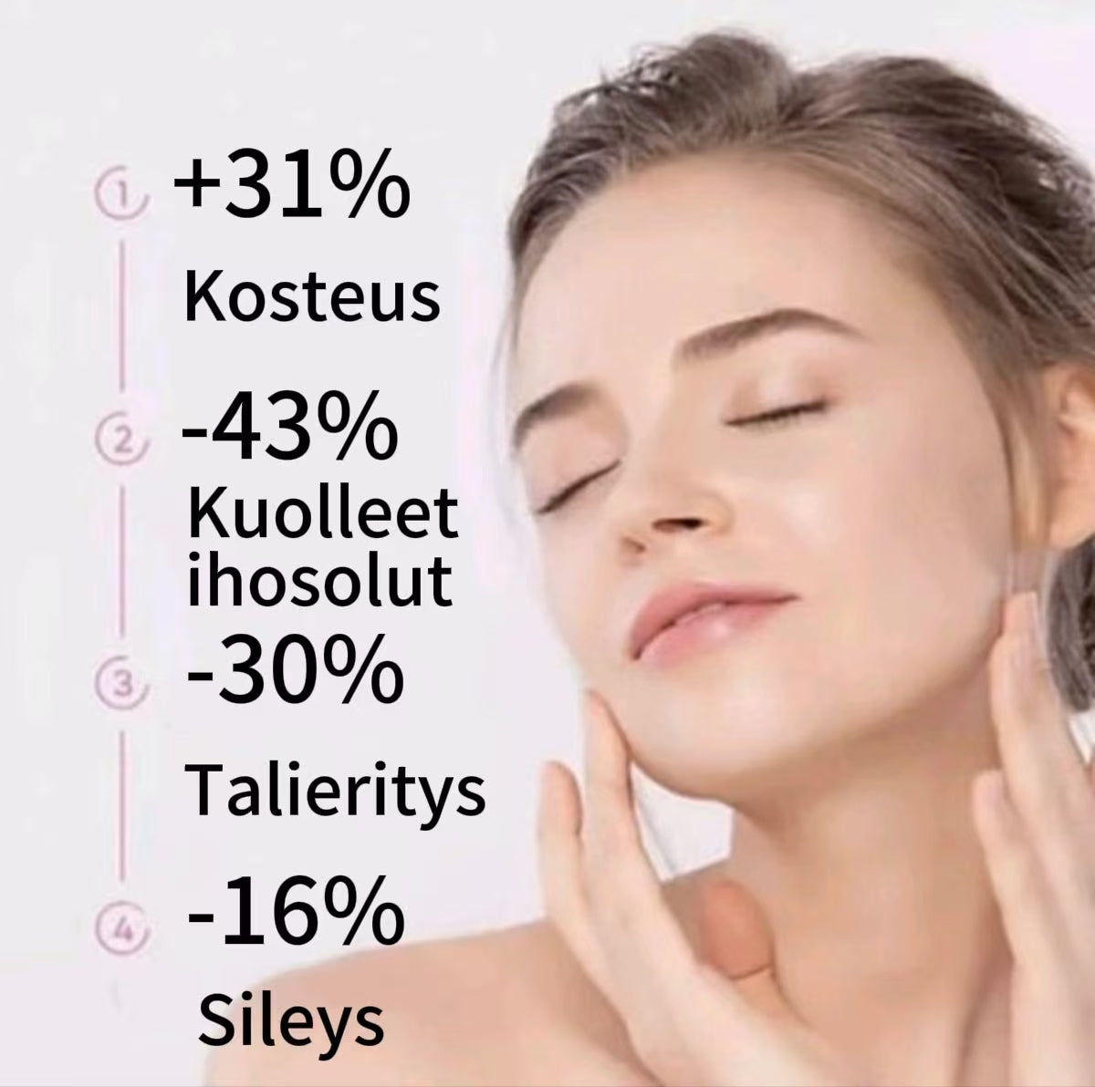 Syväpuhdistava geeli puhdistavilla entsyymeillä