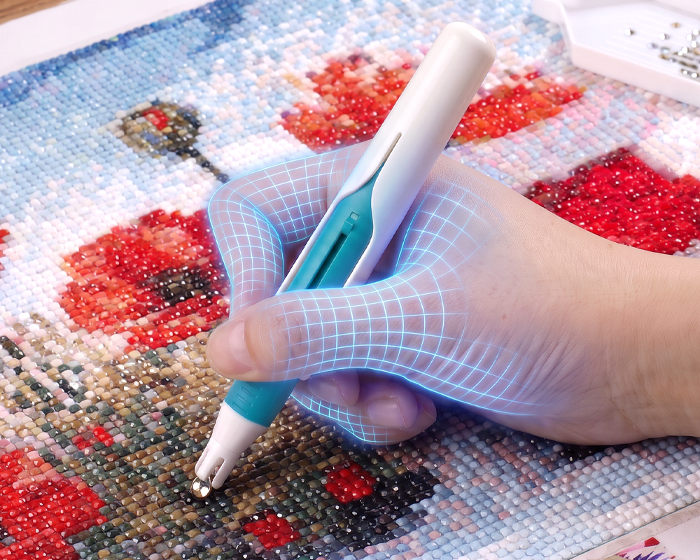 💎Automatische diamond painting pen en schudbakje set✨