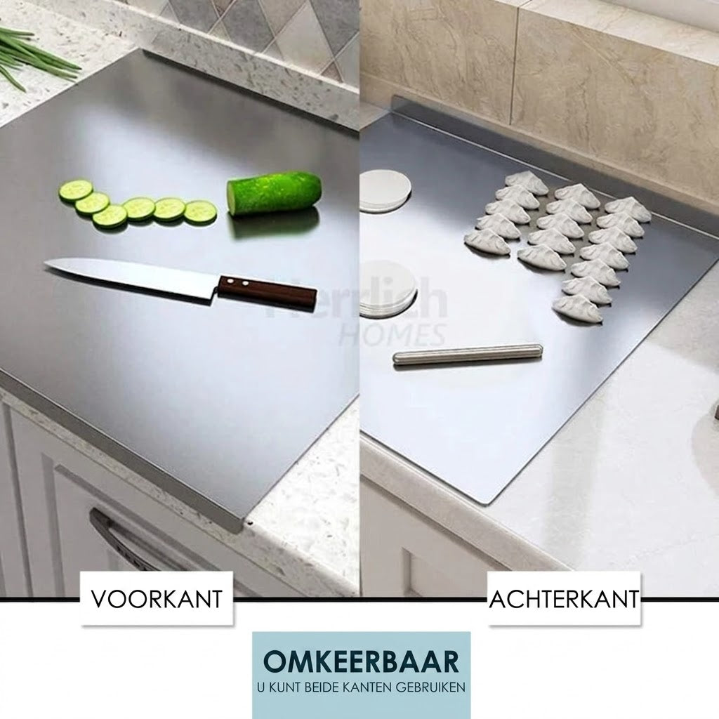 RVS Snijplank voor het Keukenblad