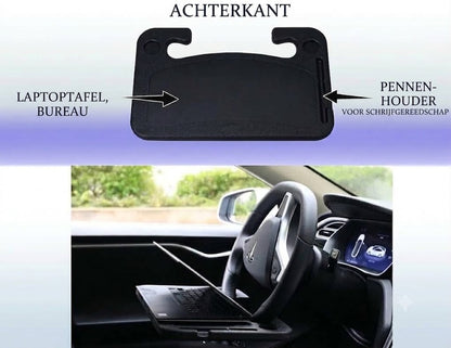 Dubbelzijdige stuurwieltafel voor de auto – laptoptafel