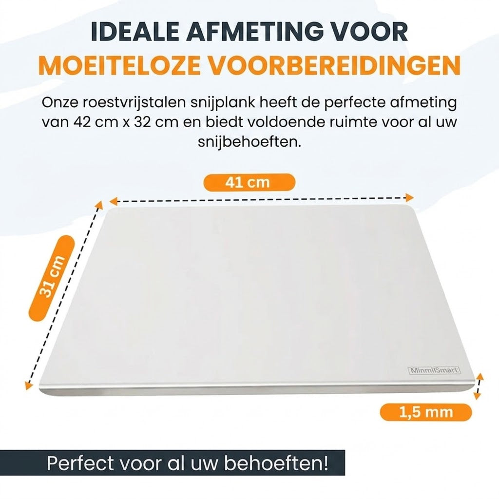 RVS Snijplank voor het Keukenblad