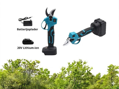 Elektrische snoeischaar met 20V lithium accu