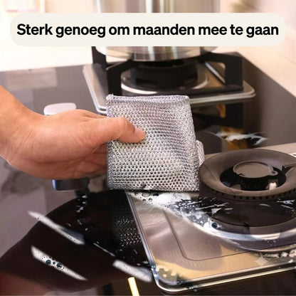 Vaatdoek van staaldraad（1 Sets 10 Stuks）