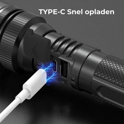 Tactische Zaklamp met Powerbank