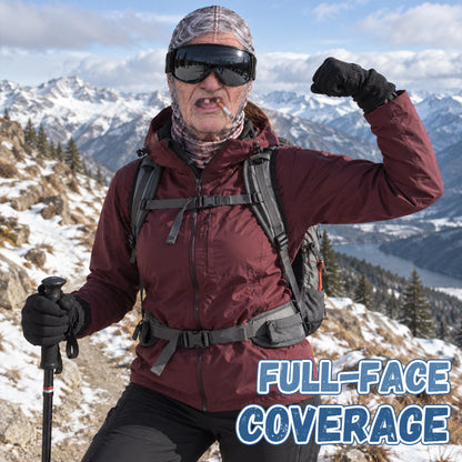 Grappig en ultrarealistisch skimasker