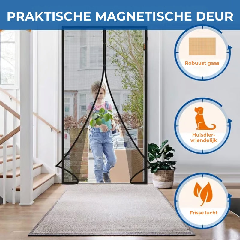 Magnetische Hordeur - Automatisch Sluitend Vliegengordijn