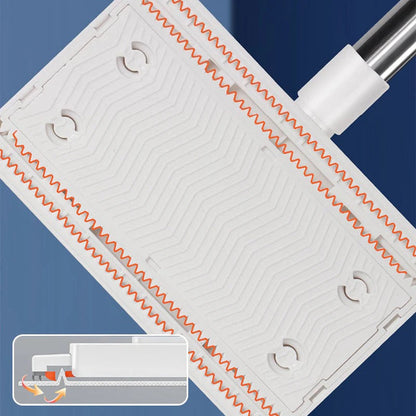 Kertakäyttöinen pölymoppi, jossa 4 uudelleenkäytettävää liinaa