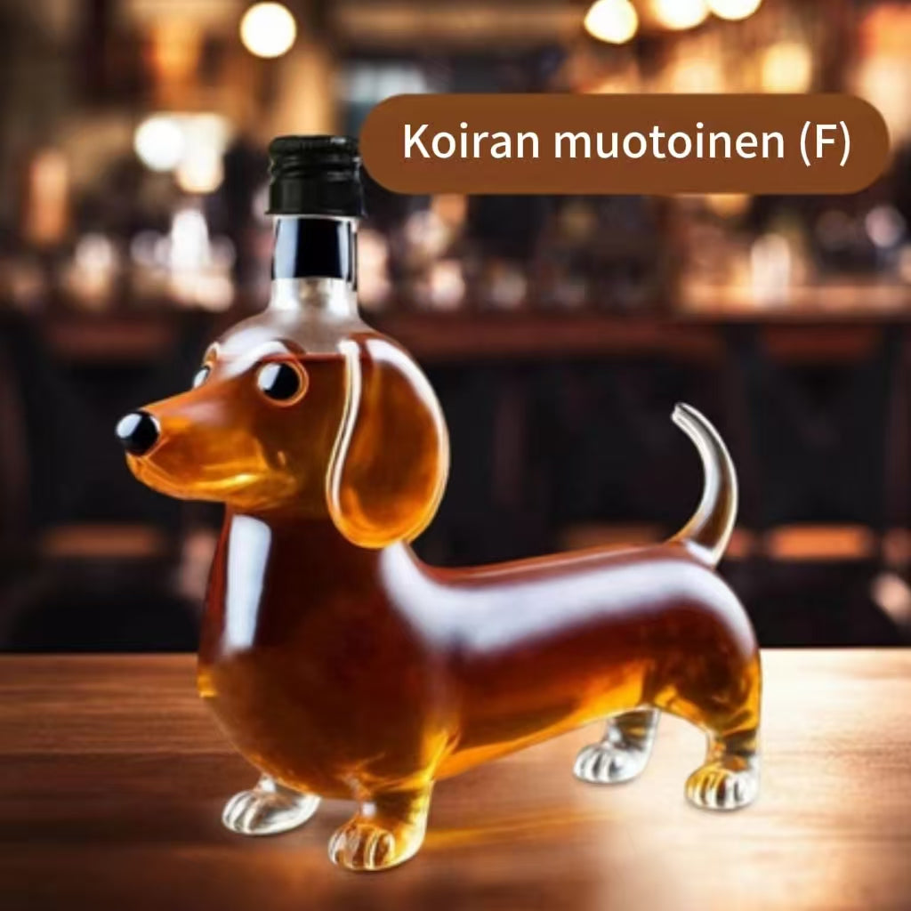 Eläimen muotoinen viskipullo
