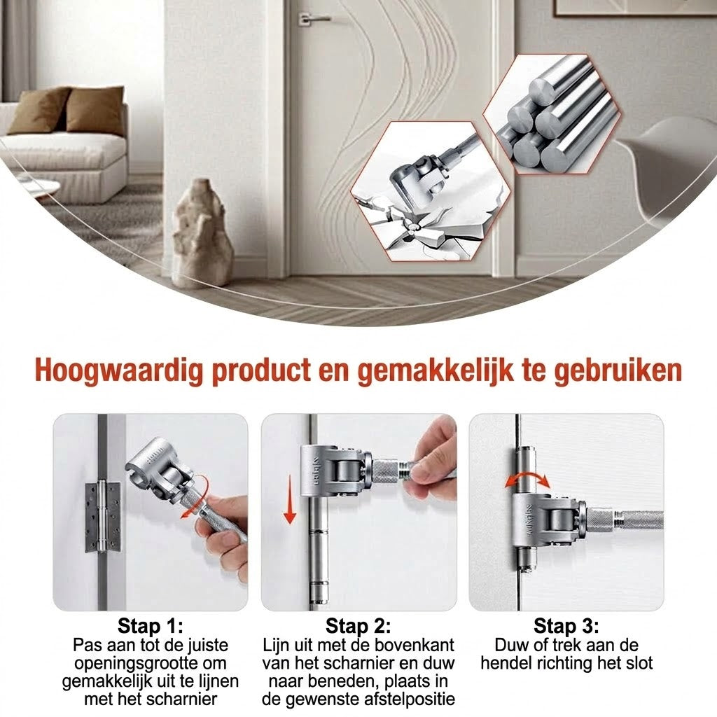 Universele verstelbare scharniersleutel