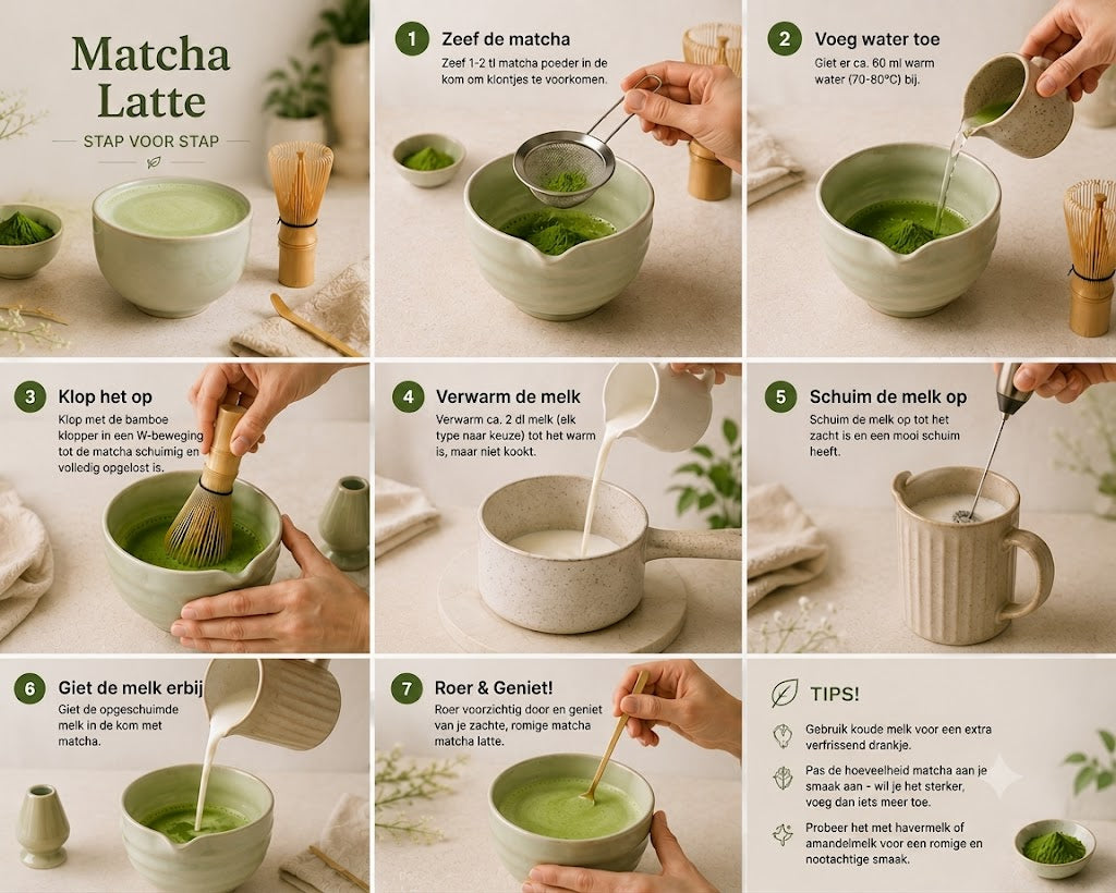 🍵Matcha Garde Set – Alles wat je nodig hebt voor die coffeeshopsfeer in huis💚