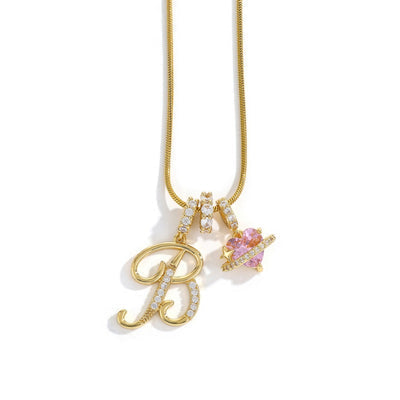 Elegante ketting met hartvormige hanger
