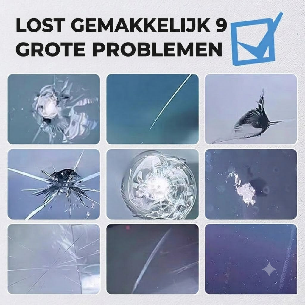 Glas Reparatie Vloeistof - Autoruit Reparatie