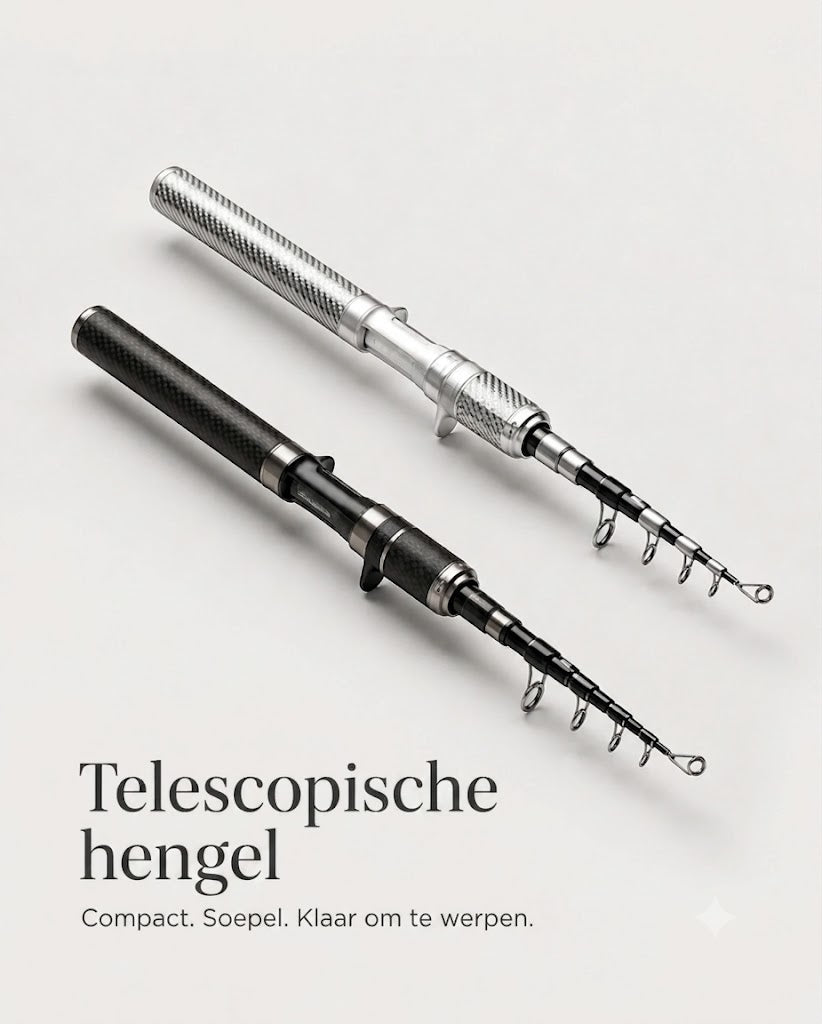 Koolstofvezel Pocket Hengel: Telescopische Vishengel