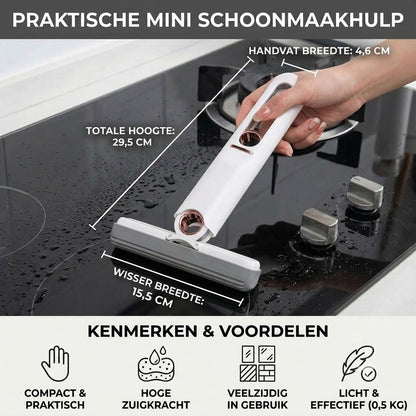 Praktisch mini reinigingsstokje – multifunctionele schoonmaakborstel voor moeilijk bereikbare hoekjes en randen
