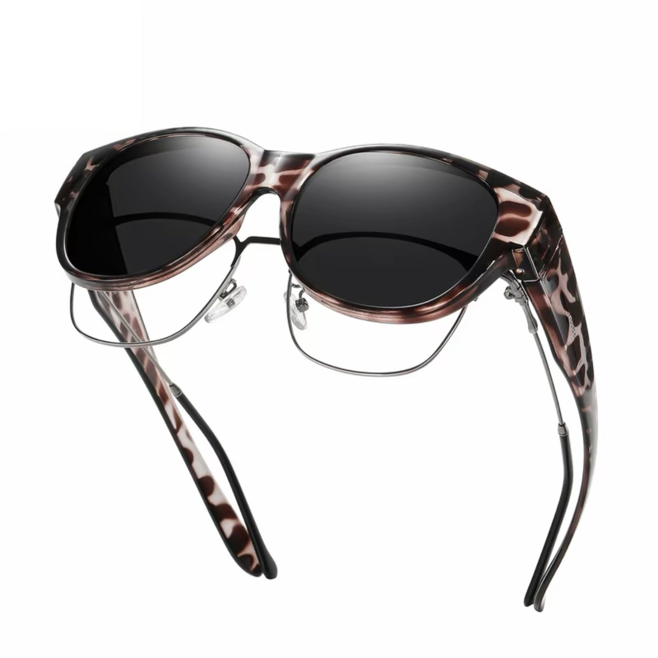 🕶 Nieuwe Oversized Cat-Eye Zonnebril – Gepolariseerde Glazen & UV400 Bescherming