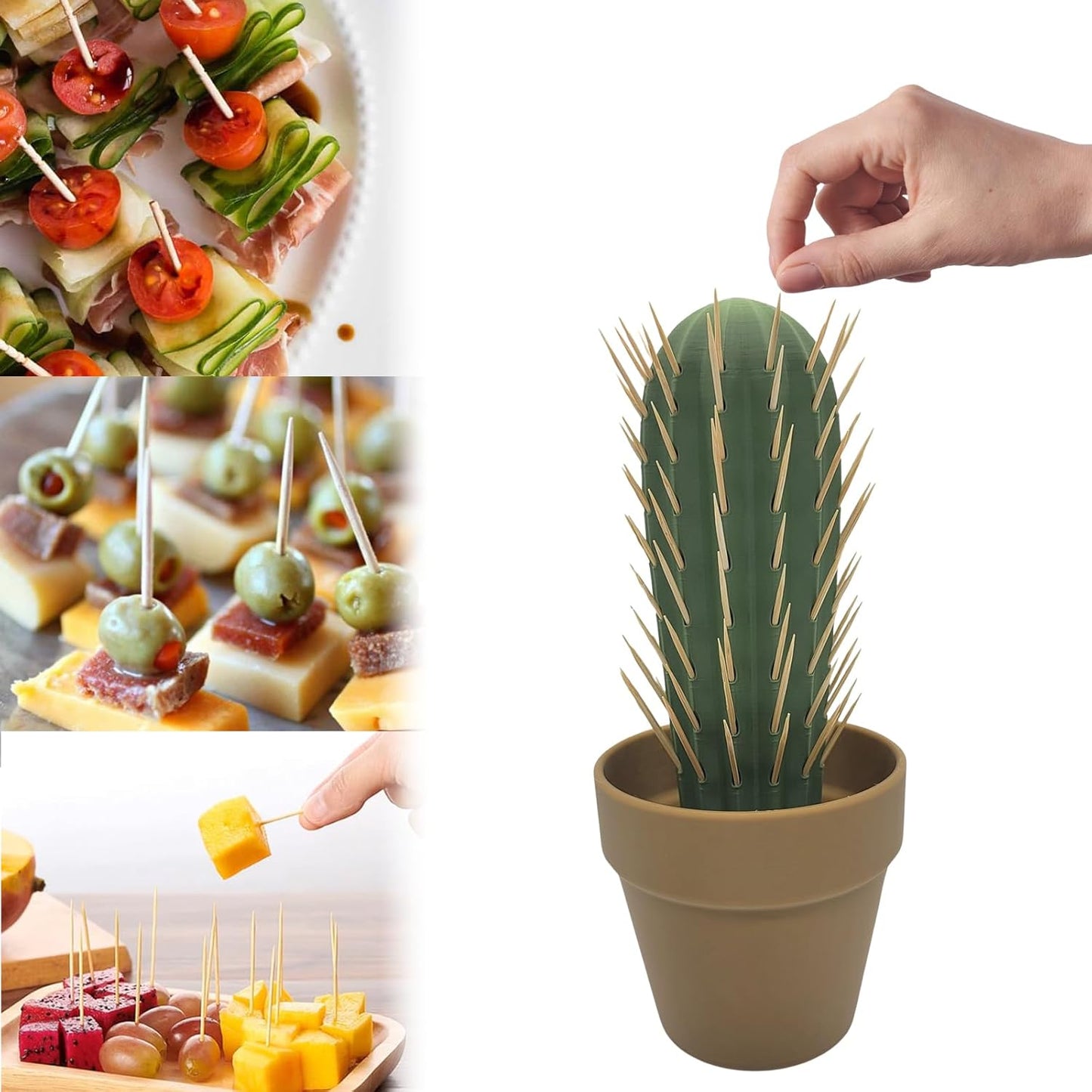 Automatische Tandenstoker Dispenser Cactus