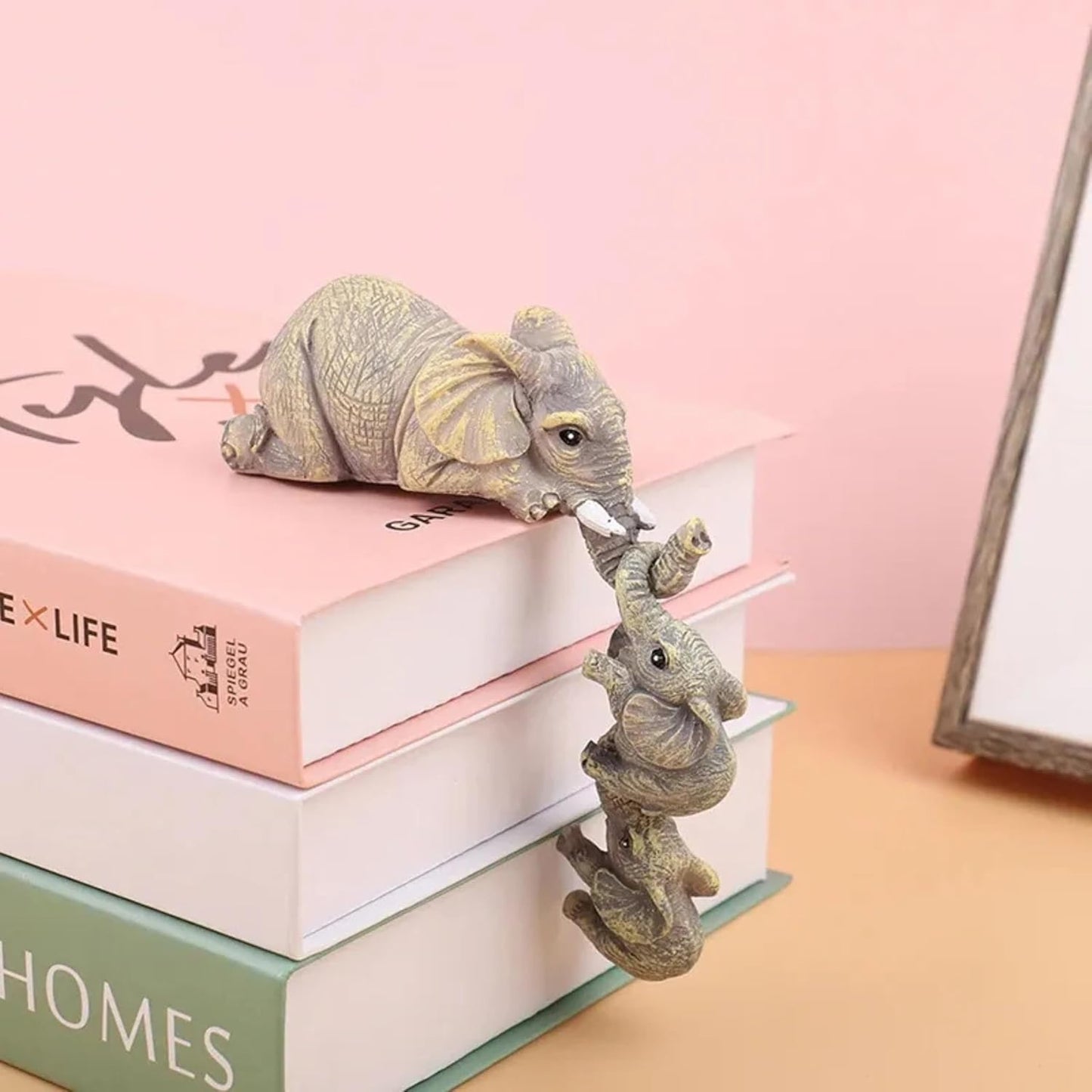 Olifant Vormig hars ornament – symbool voor een hechte familieband