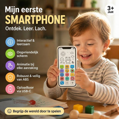 🔥📢 50% korting 📱 Educatieve smartphone voor kinderen | Spelenderwijs leren, oogvriendelijk ontwerp – de ideale keuze om te leren ✨👶