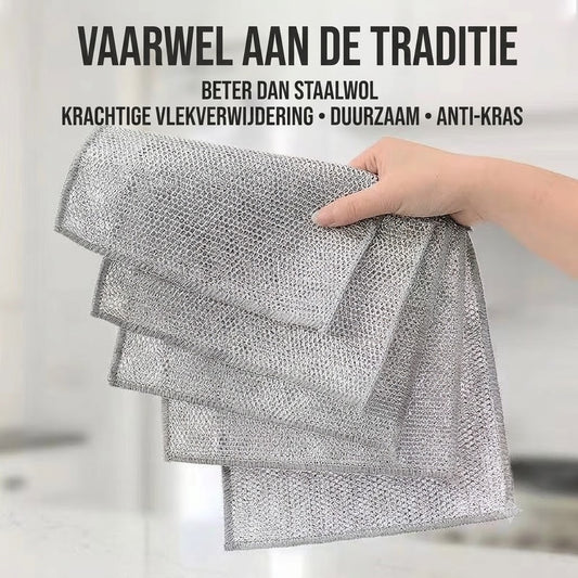 Vaatdoek van staaldraad（1 Sets 10 Stuks）