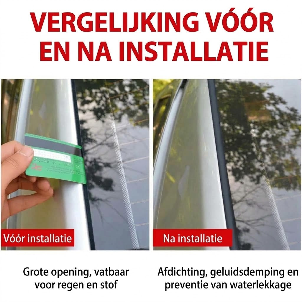 Aanpasbare rubberen afdichtingsstrip voor auto's