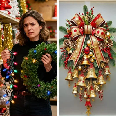 Kerstachtergrond – Kerstklokken