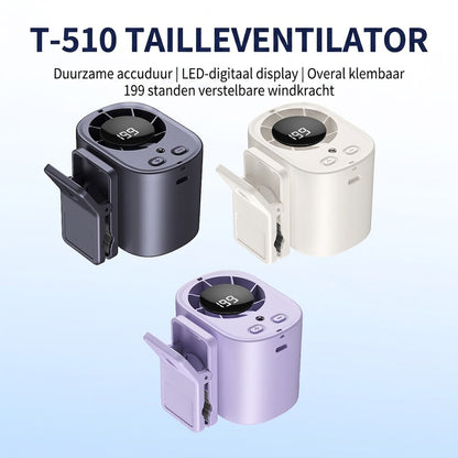 Draagbare LED Autoventilator met Slim Display