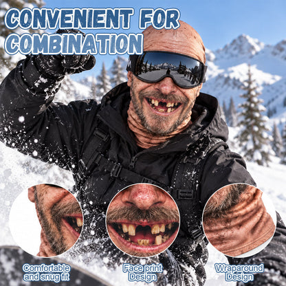 Grappig en ultrarealistisch skimasker