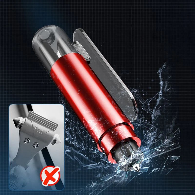 2-in-1 Auto Noodhamer met Gordelsnijder - Veiligheidshamer - Compact & Betrouwbaar