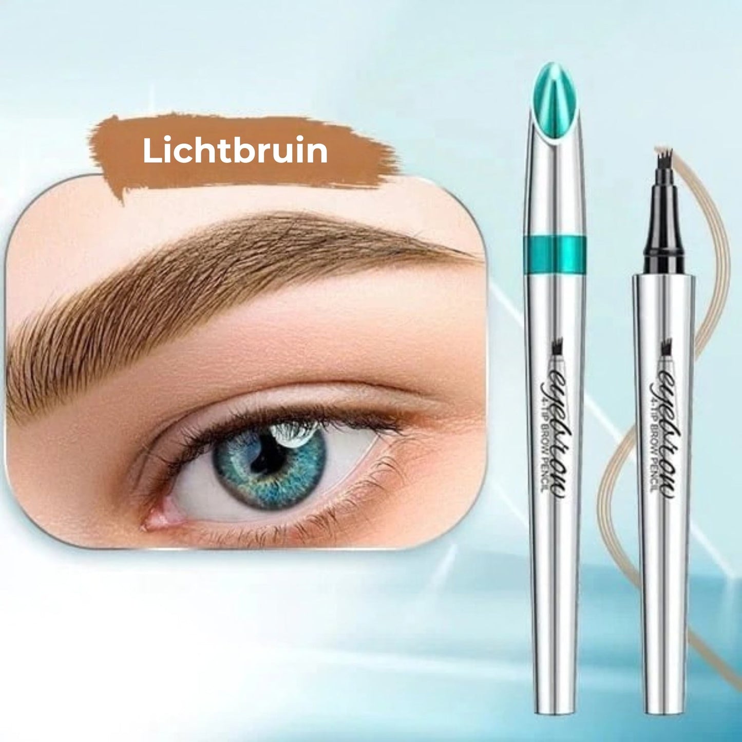 Microblading Wenkbrauw Pen - 4 Vorkpunten voor Natuurlijk Resultaat - 24u Waterdicht & Smudgeproof