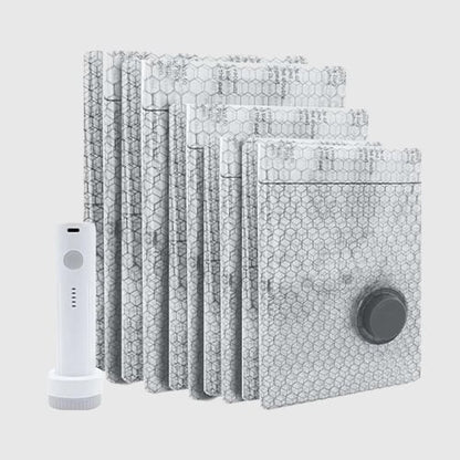 Draadloze Reis Vacuümzak Set – Compressiezakken met Elektrische Pomp
