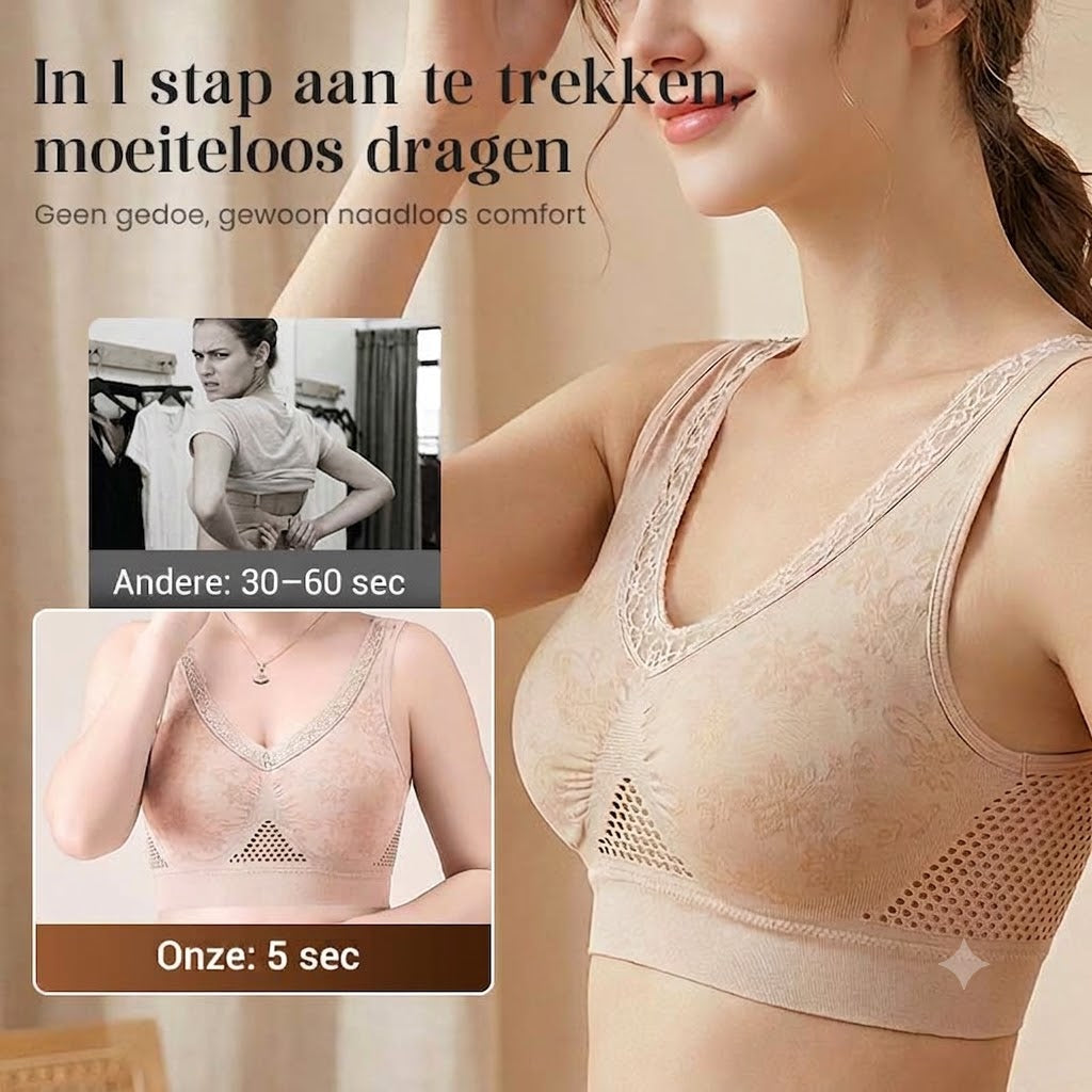 Comfortabele Sluitingsloze Shaping BH – Gemaakt van Puur Katoen