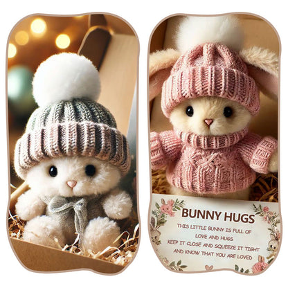 Handgemaakte Mini Konijnen Knuffeltjes - Leuk Paascadeau & Decoratie
