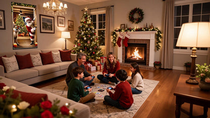 Joulupukki-ovenkarmin koriste