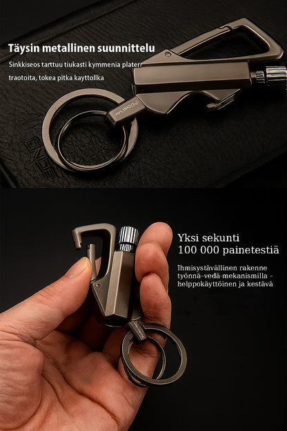 Uudelleenkäytettävä tulitikku avaimenperällä – monitoimityökalu ja pullonavaaja samassa