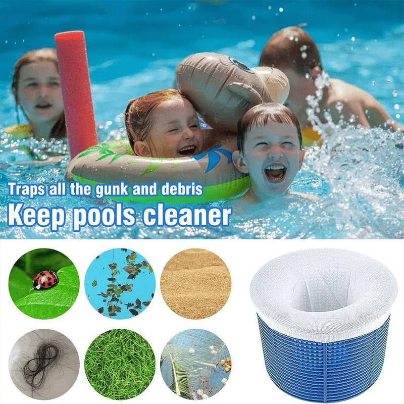 💥 🔥 Tijdelijke aanbieding: Koop er 2, krijg er 1 gratis! ✨ Schoonmaakset voor zwembadskimmermand – Reinig de skimmer eenvoudig en effectief (Set van 10)