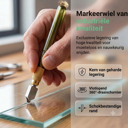 Professionele diamantglassnijder – Snijwiel van geharde legering