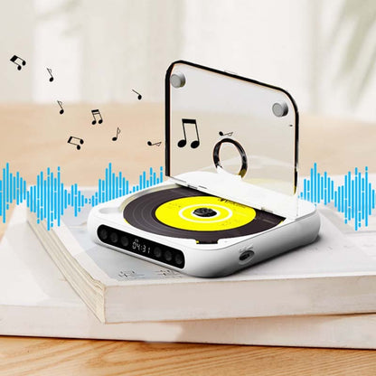 Draagbare CD Speler met Bluetooth - Oplaadbare Discman voor Auto & Onderweg (Anti-Shock)