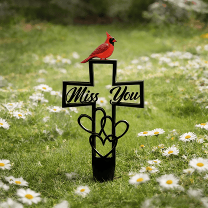 🐦💖 Metalen Gedenkplaat voor Begraafplaats ✝️