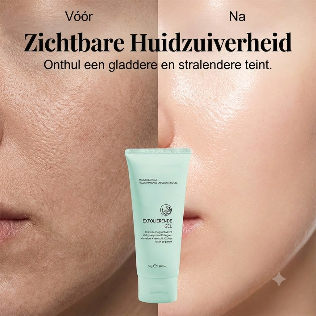 Exfoliërende gel met kruidenextracten