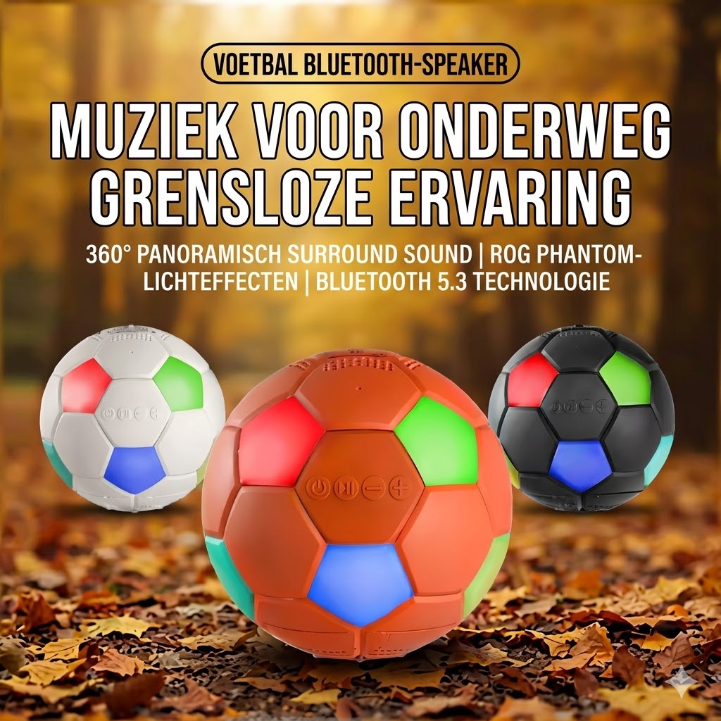 ⚽️ Draagbare Voetbal Bluetooth Speaker🎶
