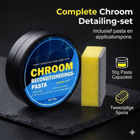 Reparatiepasta voor chroom beplating