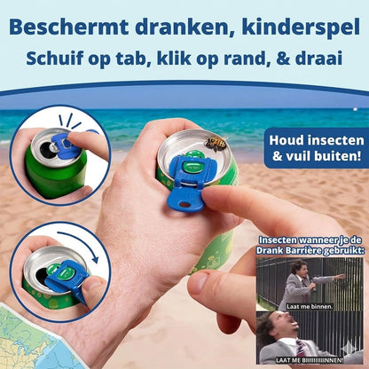 Multifunctionele Plastic Blikjesopener & Afdekkapje（1 Set 6 Stuks）