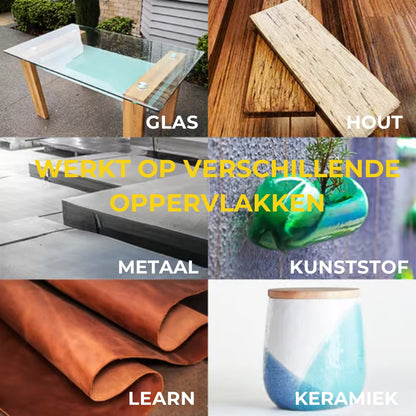 Secondelijm Extra Sterk - Universele Superlijm voor Plastic, Hout & Keramiek (Transparant)